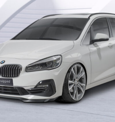 Lame de parechoc avant pour BMW Série 2 (F45) Active Tourer (facelift) (03/2018-2021) - Fabriqué en ABS (6 finitions au choix)
