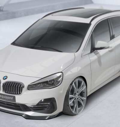 Lame de parechoc avant pour BMW Série 2 (F45) Active Tourer (facelift) (03/2018-2021) - Fabriqué en ABS (6 finitions au choix)