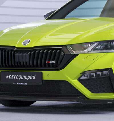 Lame de parechoc avant pour Skoda Octavia IV RS / RS Plus (depuis 2020) - Fabriqué en ABS (6 finitions au choix)