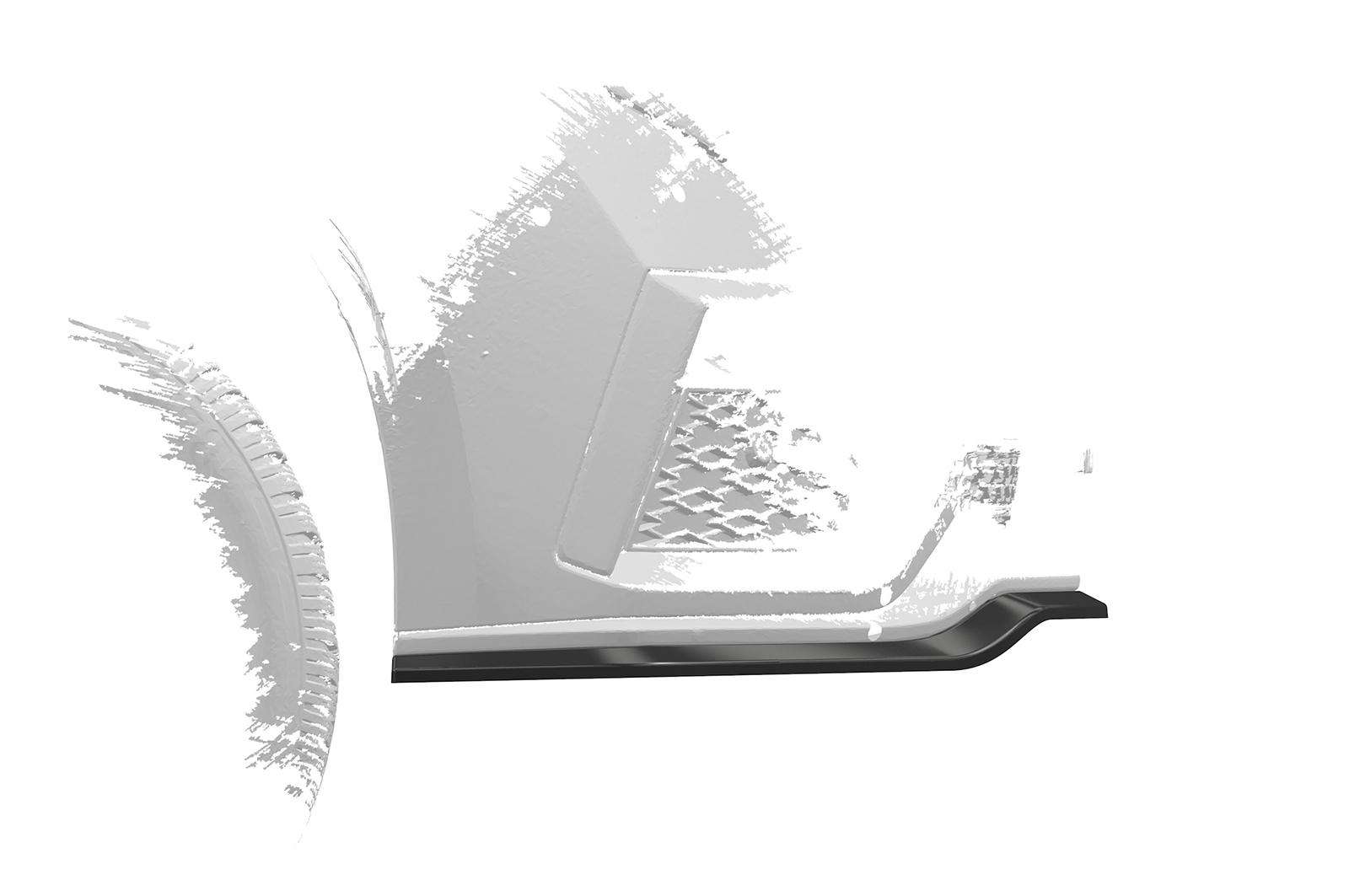 Lame de parechoc avant pour Skoda Octavia IV RS / RS Plus (depuis 2020) - Fabriqué en ABS (6 finitions au choix)