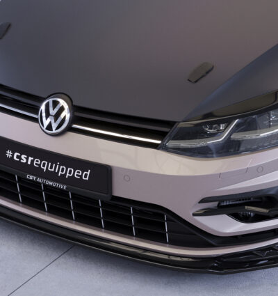 Lame de parechoc avant pour VW Golf 7 (Typ AU) R (facelift) (2017-2021) - Fabriqué en ABS (6 finitions au choix)