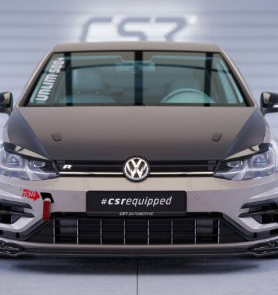 Lame de parechoc avant pour VW Golf 7 (Typ AU) R (facelift) (2017-2021) - Fabriqué en ABS (6 finitions au choix)