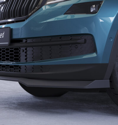 Lame de parechoc avant pour Skoda Kodiaq préfacelift (2017-2021) - Fabriqué en ABS (6 finitions au choix)