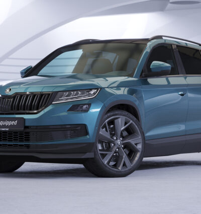 Lame de parechoc avant pour Skoda Kodiaq préfacelift (2017-2021) - Fabriqué en ABS (6 finitions au choix)
