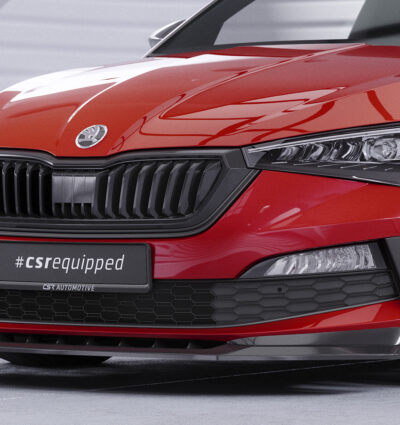 Lame de parechoc avant pour Skoda Scala Monte Carlo (depuis 2019) - Fabriqué en ABS (6 finitions au choix)