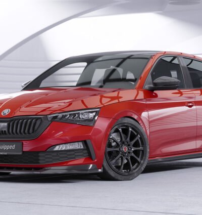 Lame de parechoc avant pour Skoda Scala Monte Carlo (depuis 2019) - Fabriqué en ABS (6 finitions au choix)