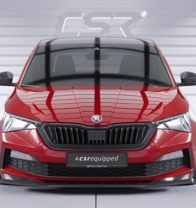 Lame de parechoc avant pour Skoda Scala Monte Carlo (depuis 2019) - Fabriqué en ABS (6 finitions au choix)