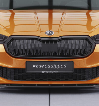 Lame de parechoc avant pour Skoda Fabia 4 toutes carrosseries (depuis 2021) - Fabriqué en ABS (6 finitions au choix)