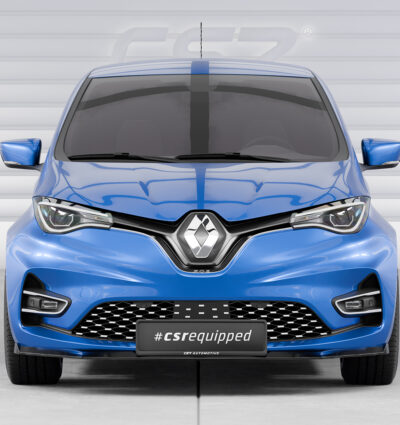 Lame de parechoc avant pour Renault Zoe toutes carrosseries (facelift) (depuis 2019) - Fabriqué en ABS (6 finitions au choix)