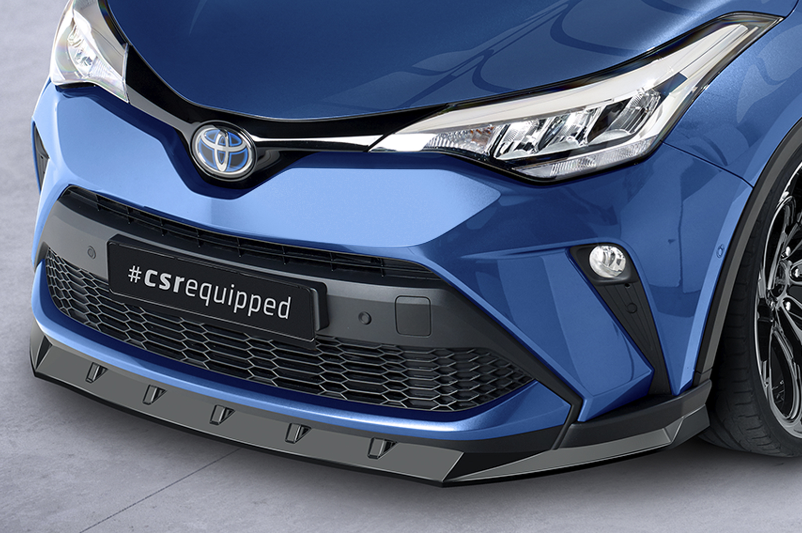 Lame de parechoc avant pour Toyota C-HR toutes carrosseries (facelift) (depuis 2020) - Fabriqué en ABS (6 finitions au choix)