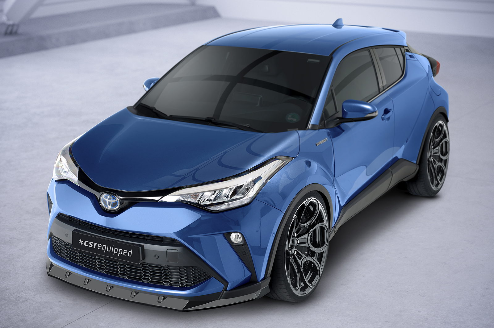 Lame de parechoc avant pour Toyota C-HR toutes carrosseries (facelift) (depuis 2020) - Fabriqué en ABS (6 finitions au choix)