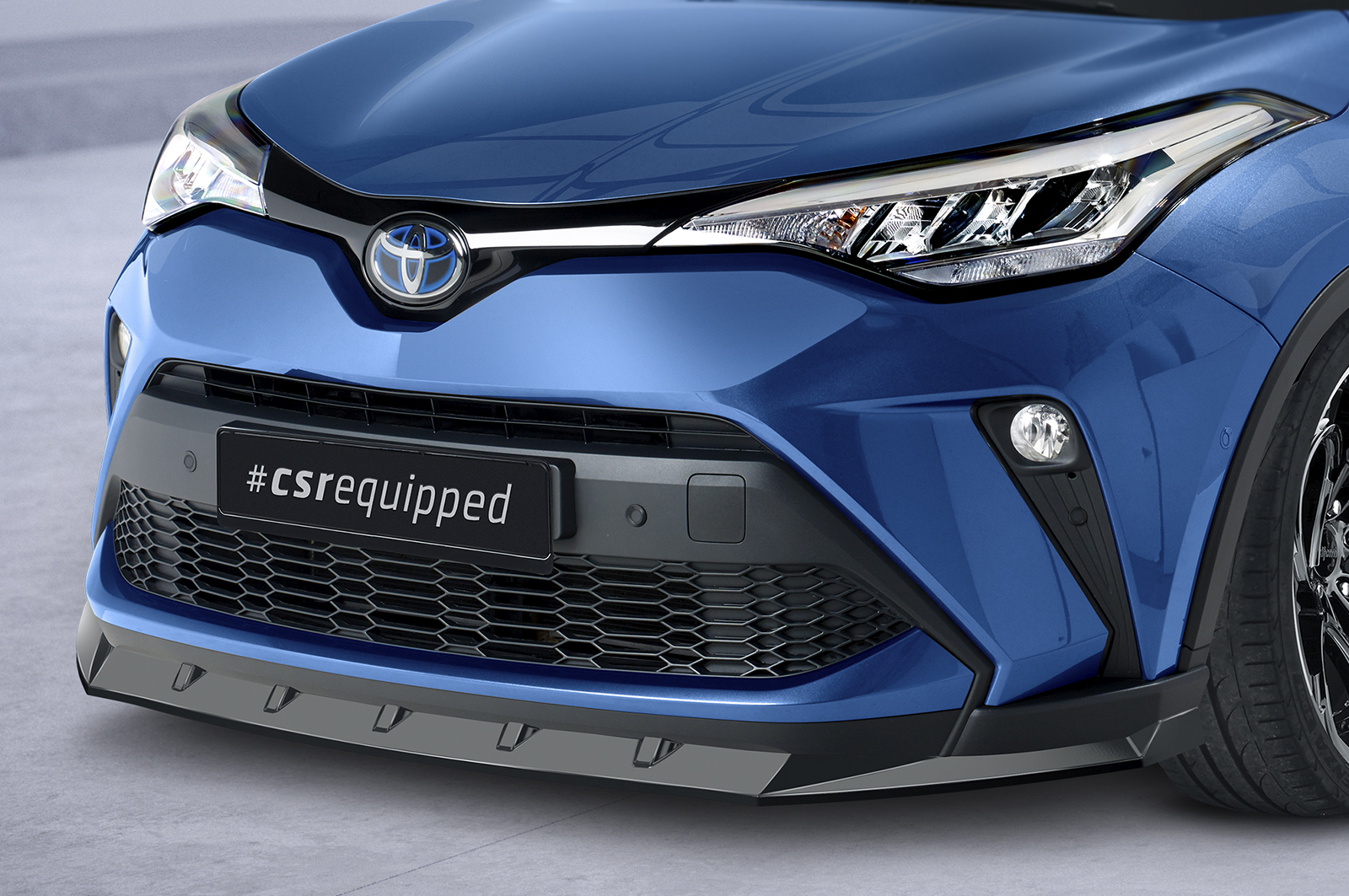 Lame de parechoc avant pour Toyota C-HR toutes carrosseries (facelift) (depuis 2020) - Fabriqué en ABS (6 finitions au choix)