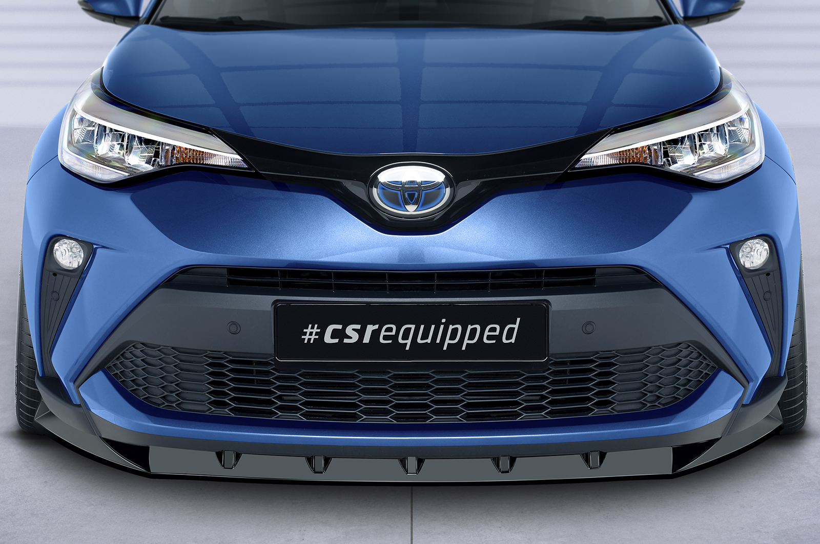 Lame de parechoc avant pour Toyota C-HR toutes carrosseries (facelift) (depuis 2020) - Fabriqué en ABS (6 finitions au choix)
