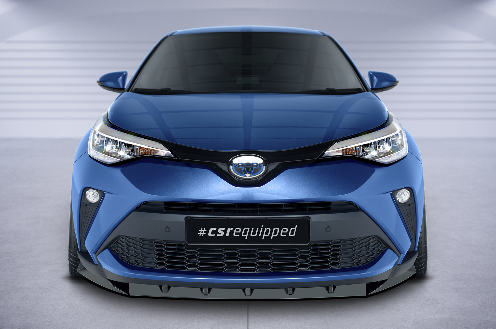 Lame de parechoc avant pour Toyota C-HR toutes carrosseries (facelift) (depuis 2020) - Fabriqué en ABS (6 finitions au choix)