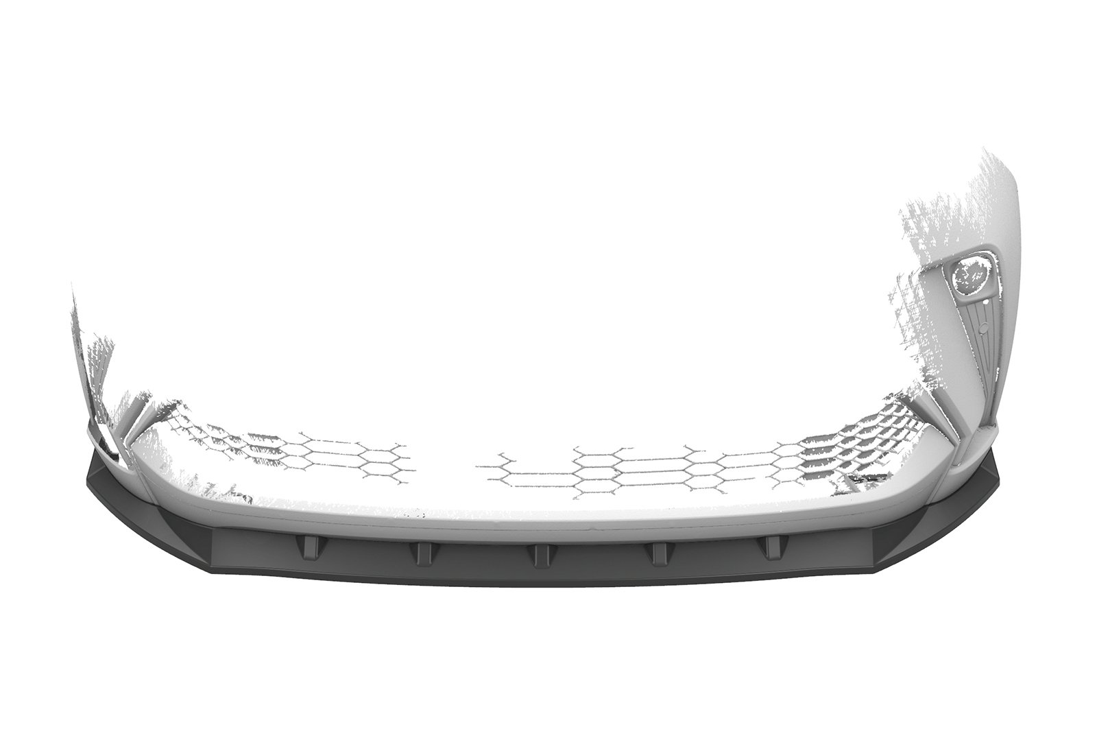 Lame de parechoc avant pour Toyota C-HR toutes carrosseries (facelift) (depuis 2020) - Fabriqué en ABS (6 finitions au choix)