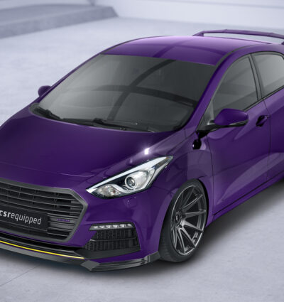 Lame de parechoc avant pour Hyundai I30 (GD) Turbo (depuis 03/2015) - Fabriqué en ABS (6 finitions au choix)