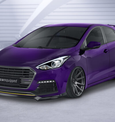 Lame de parechoc avant pour Hyundai I30 (GD) Turbo (depuis 03/2015) - Fabriqué en ABS (6 finitions au choix)