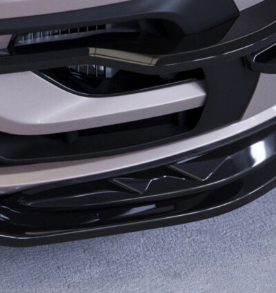 Lame de parechoc avant pour VW Golf 7 (Typ AU) R (facelift) (2017-2021) - Fabriqué en ABS (6 finitions au choix)
