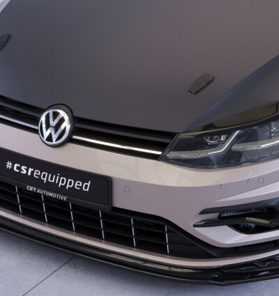 Lame de parechoc avant pour VW Golf 7 (Typ AU) R (facelift) (2017-2021) - Fabriqué en ABS (6 finitions au choix)