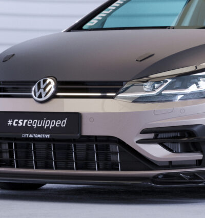 Lame de parechoc avant pour VW Golf 7 (Typ AU) R (facelift) (2017-2021) - Fabriqué en ABS (6 finitions au choix)