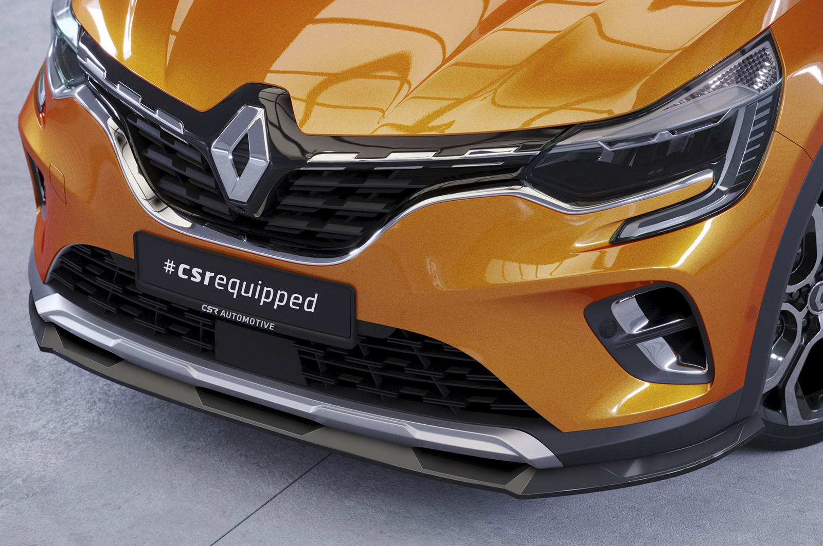 Lame de parechoc avant pour Renault Captur 2 toutes carrosseries (depuis 2019) - Fabriqué en ABS (6 finitions au choix)
