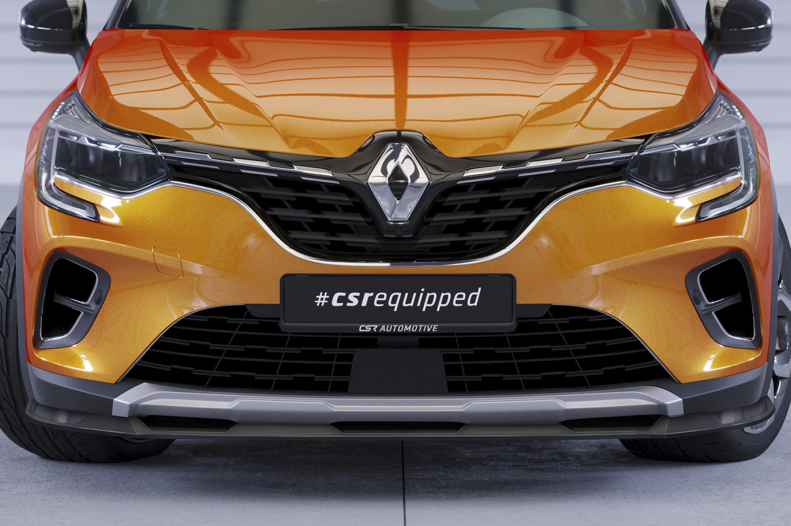 Lame de parechoc avant pour Renault Captur 2 toutes carrosseries (depuis 2019) - Fabriqué en ABS (6 finitions au choix)