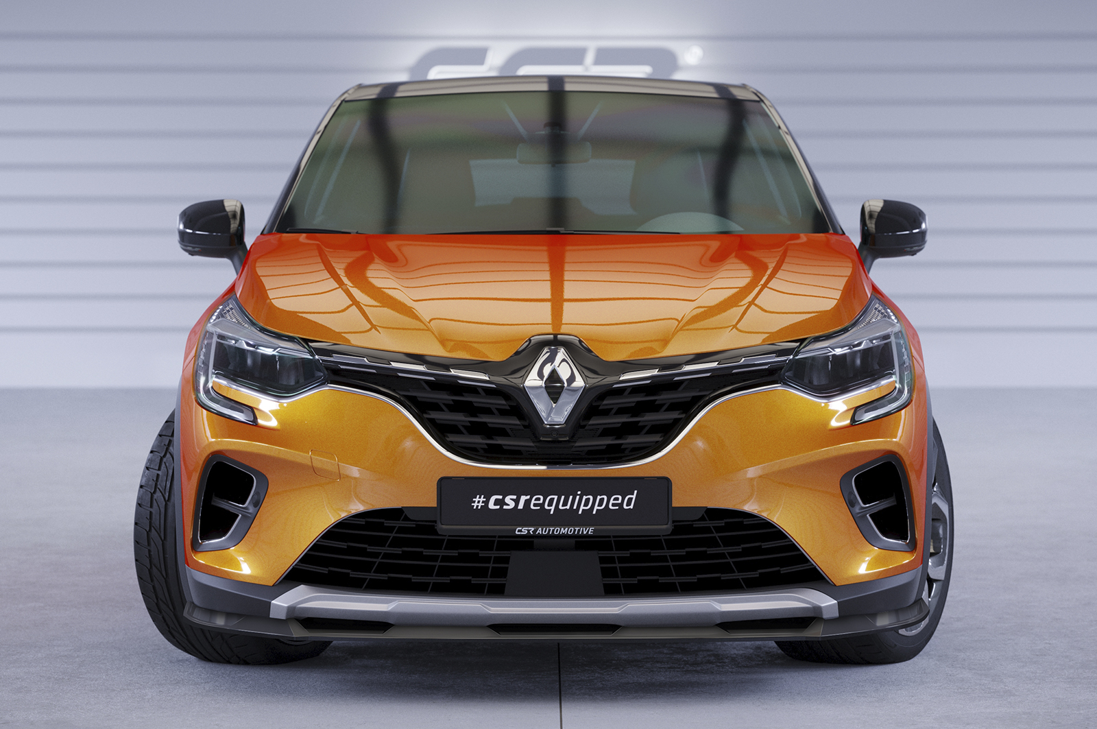 Lame de parechoc avant pour Renault Captur 2 toutes carrosseries (depuis 2019) - Fabriqué en ABS (6 finitions au choix)