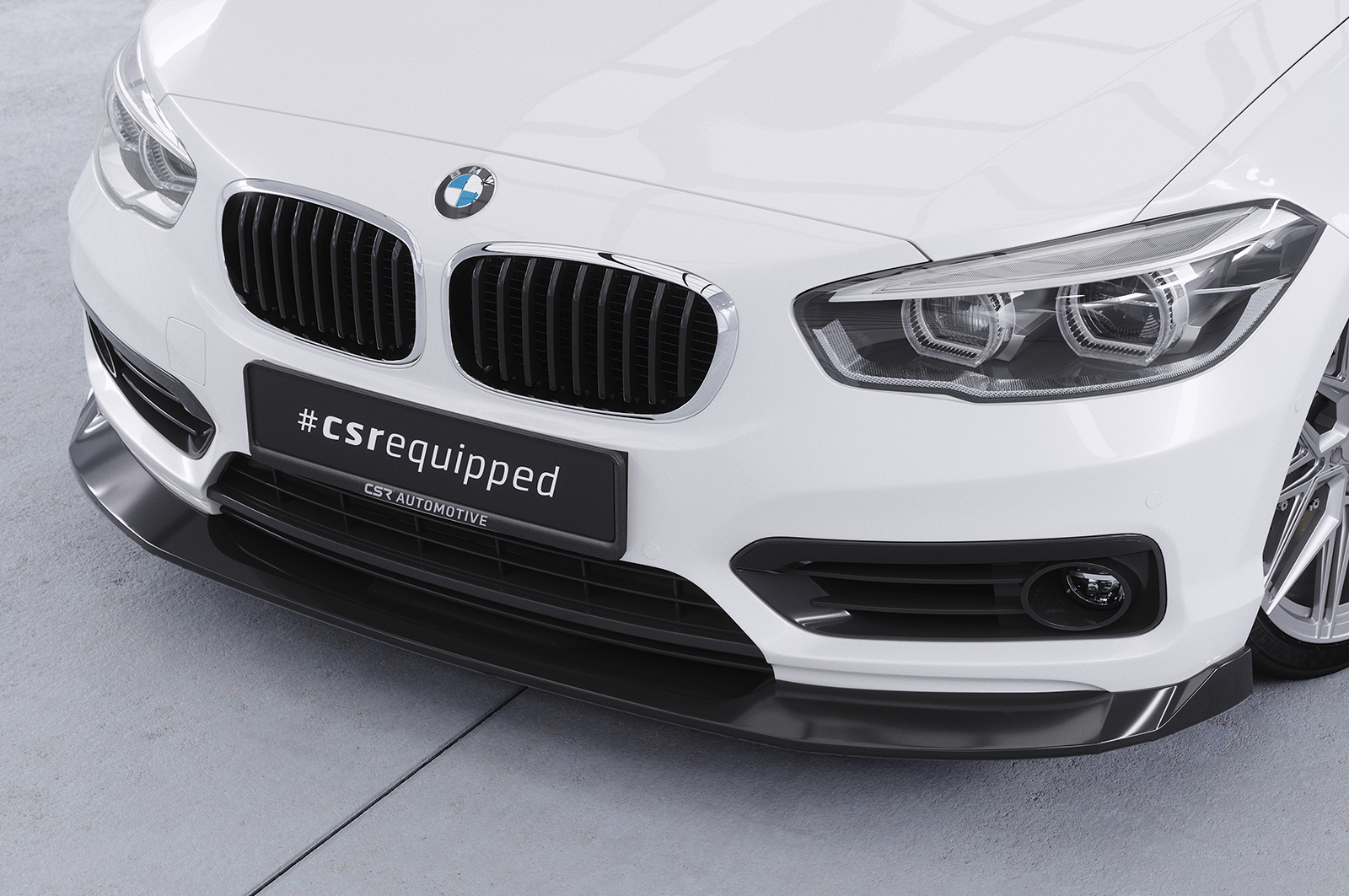 Lame de parechoc avant pour BMW Série 1 F20 / F21 facelift (01/2015-06/2019) - Fabriqué en ABS (6 finitions au choix)