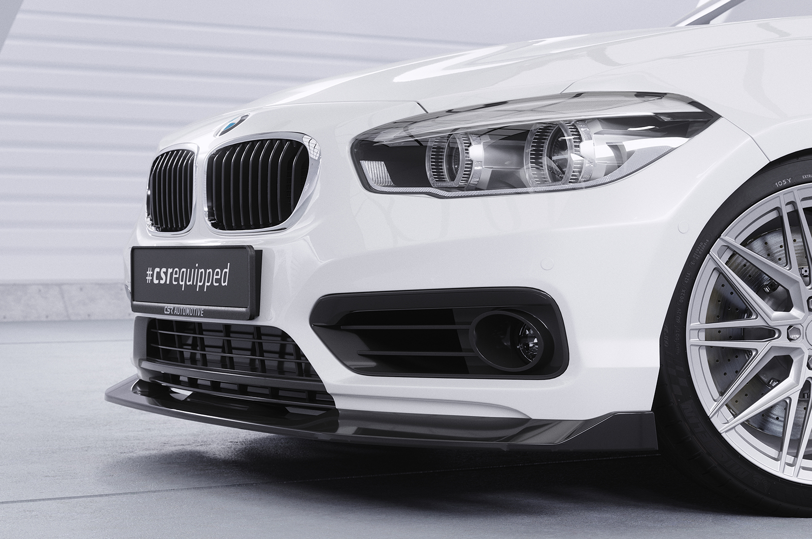 Lame de parechoc avant pour BMW Série 1 F20 / F21 facelift (01/2015-06/2019) - Fabriqué en ABS (6 finitions au choix)