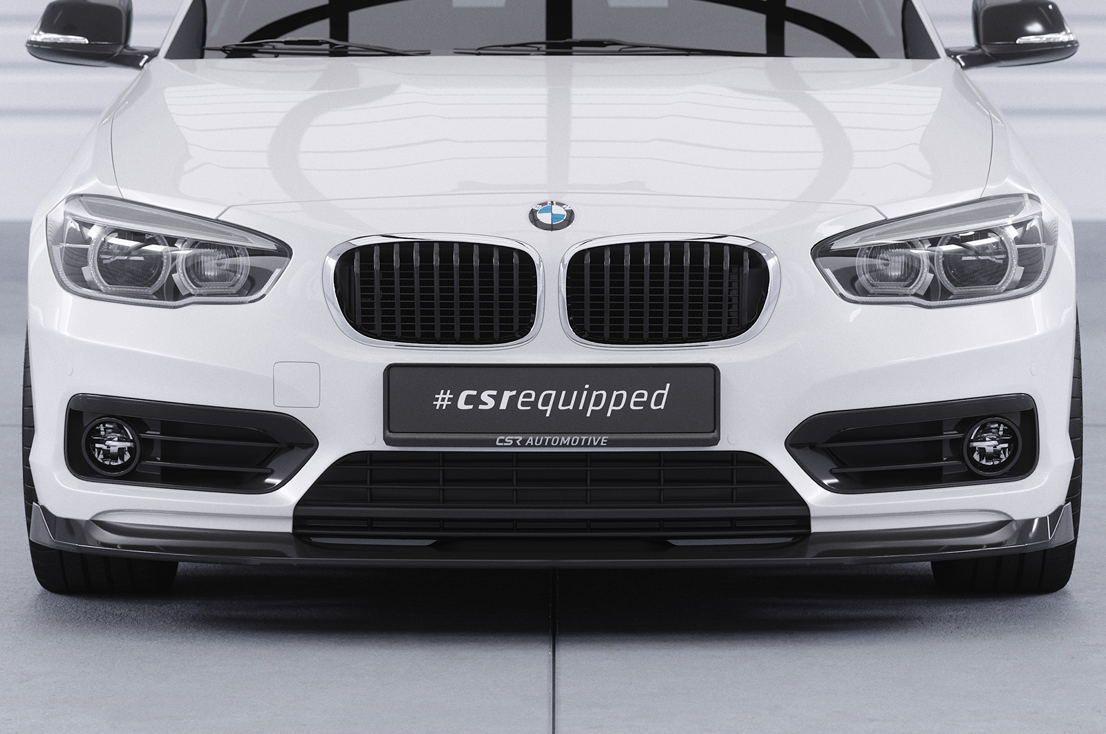 Lame de parechoc avant pour BMW Série 1 F20 / F21 facelift (01/2015-06/2019) - Fabriqué en ABS (6 finitions au choix)