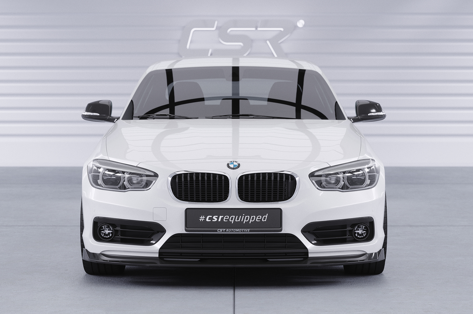 Lame de parechoc avant pour BMW Série 1 F20 / F21 facelift (01/2015-06/2019) - Fabriqué en ABS (6 finitions au choix)