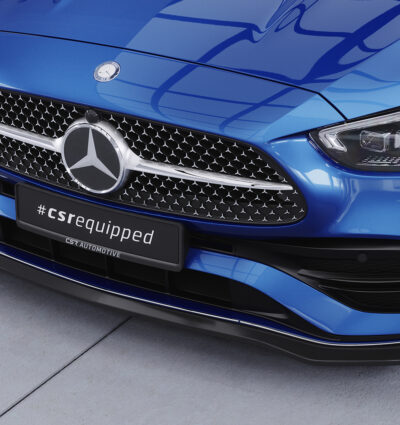 Lame de parechoc avant pour Mercedes-Benz Classe C W206 / S206 AMG-Line (berline et T-Modell) (depuis 06/2021) - Fabriqué en ABS (6 finitions au choix)