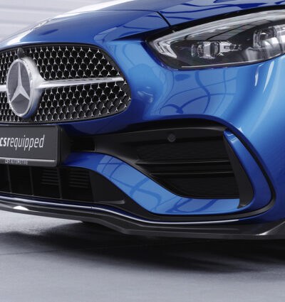 Lame de parechoc avant pour Mercedes-Benz Classe C W206 / S206 AMG-Line (berline et T-Modell) (depuis 06/2021) - Fabriqué en ABS (6 finitions au choix)