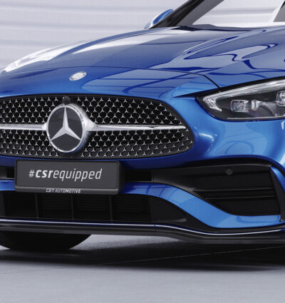Lame de parechoc avant pour Mercedes-Benz Classe C W206 / S206 AMG-Line (berline et T-Modell) (depuis 06/2021) - Fabriqué en ABS (6 finitions au choix)