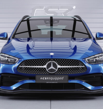 Lame de parechoc avant pour Mercedes-Benz Classe C W206 / S206 AMG-Line (berline et T-Modell) (depuis 06/2021) - Fabriqué en ABS (6 finitions au choix)