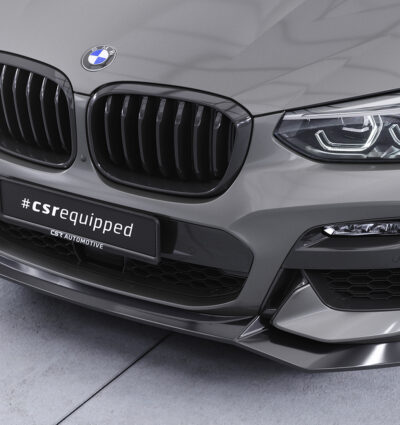 Lame de parechoc avant pour BMW X3 G01 / X4 G02 M Sportpaket (Pack M) / M40i / M40d (2017-2021) - Fabriqué en ABS (6 finitions au choix)