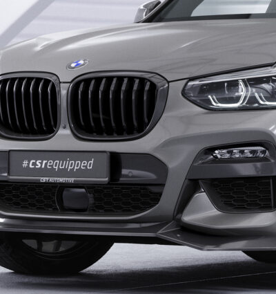 Lame de parechoc avant pour BMW X3 G01 / X4 G02 M Sportpaket (Pack M) / M40i / M40d (2017-2021) - Fabriqué en ABS (6 finitions au choix)
