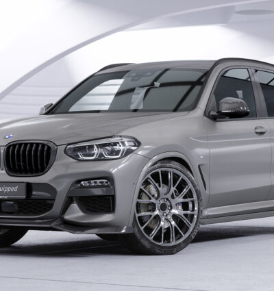Lame de parechoc avant pour BMW X3 G01 / X4 G02 M Sportpaket (Pack M) / M40i / M40d (2017-2021) - Fabriqué en ABS (6 finitions au choix)