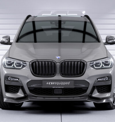 Lame de parechoc avant pour BMW X3 G01 / X4 G02 M Sportpaket (Pack M) / M40i / M40d (2017-2021) - Fabriqué en ABS (6 finitions au choix)