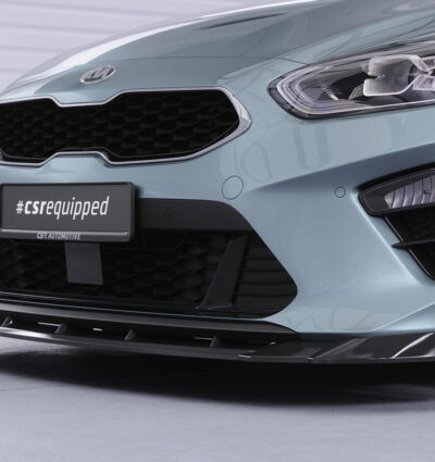 Lame de parechoc avant pour Kia Ceed (CD) sauf GT / GT-Line (2018-2021) - Fabriqué en ABS (6 finitions au choix)
