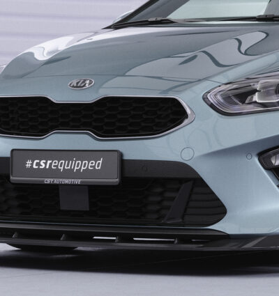 Lame de parechoc avant pour Kia Ceed (CD) sauf GT / GT-Line (2018-2021) - Fabriqué en ABS (6 finitions au choix)