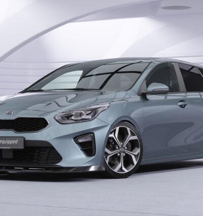 Lame de parechoc avant pour Kia Ceed (CD) sauf GT / GT-Line (2018-2021) - Fabriqué en ABS (6 finitions au choix)