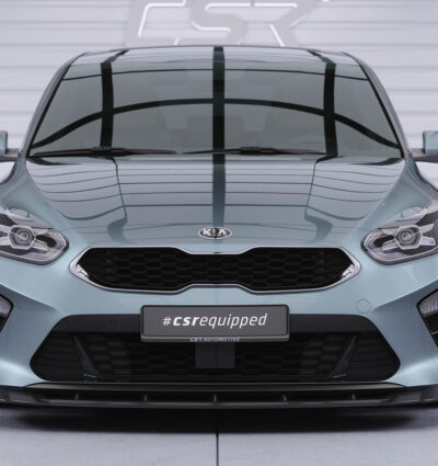 Lame de parechoc avant pour Kia Ceed (CD) sauf GT / GT-Line (2018-2021) - Fabriqué en ABS (6 finitions au choix)