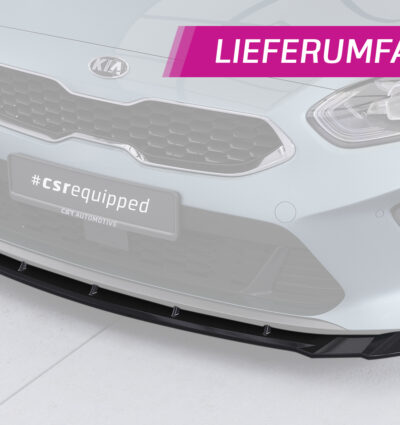 Lame de parechoc avant pour Kia Ceed (CD) sauf GT / GT-Line (2018-2021) - Fabriqué en ABS (6 finitions au choix)
