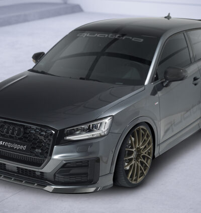 Lame de parechoc avant pour Audi Q2 (Typ GA) S-Line / préfacelift (2016-2020) - Fabriqué en ABS (6 finitions au choix)