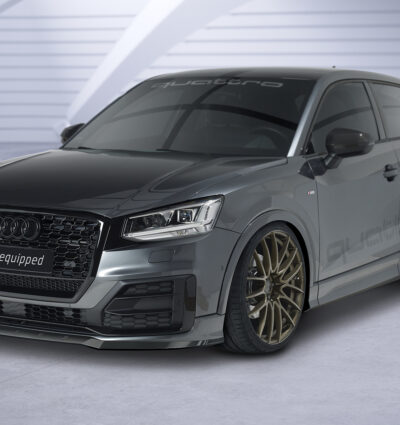Lame de parechoc avant pour Audi Q2 (Typ GA) S-Line / préfacelift (2016-2020) - Fabriqué en ABS (6 finitions au choix)