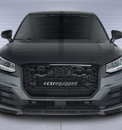 Lame de parechoc avant pour Audi Q2 (Typ GA) S-Line / préfacelift (2016-2020) - Fabriqué en ABS (6 finitions au choix)