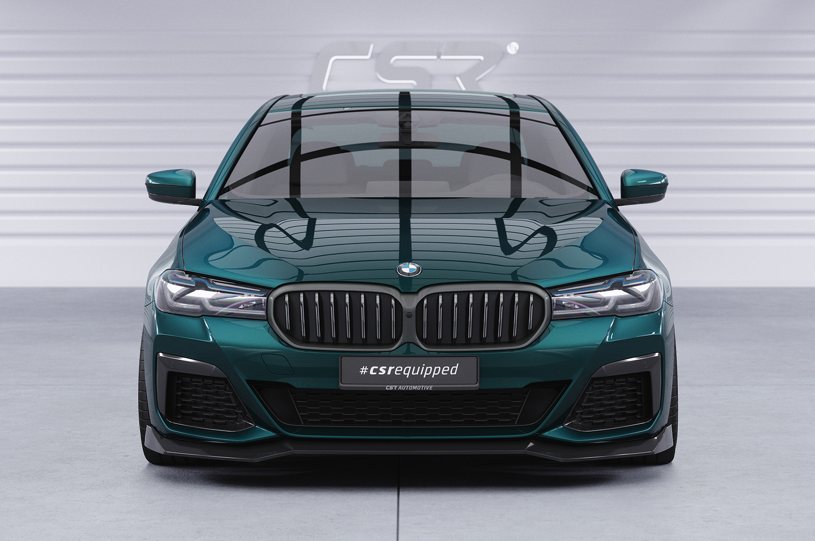 Lame de parechoc avant pour BMW Série 5 G30 / G31 Pack M (facelift) (depuis 07/2020) - Fabriqué en ABS (6 finitions au choix)