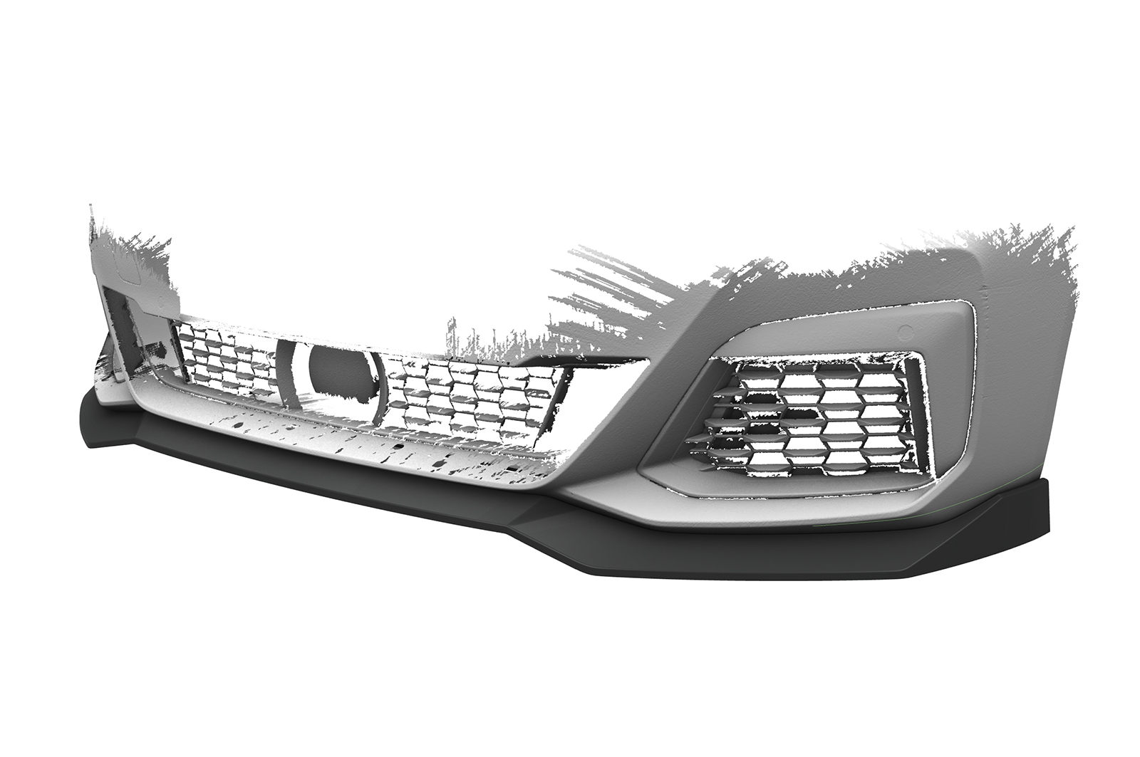 Lame de parechoc avant pour BMW Série 5 G30 / G31 Pack M (facelift) (depuis 07/2020) - Fabriqué en ABS (6 finitions au choix)