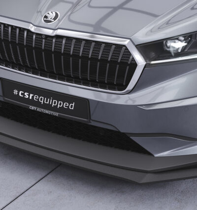Lame de parechoc avant pour Skoda Enyaq iV toutes carrosseries (depuis 2020) - Fabriqué en ABS (6 finitions au choix)